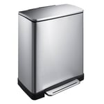 Afbeelding van EKO E-Cube pedaalemmer | mat RVS | 50 liter | EK240NA0231