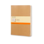 Afbeelding van Moleskine XL schrift | gelinieerd | kraft | 120 vel | 3 stuks | MOLIMQP421