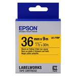 Afbeelding van Epson LK-7YBP tape zwart op pastel geel 36mm (origineel) | EPSC53S657005