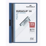 Afbeelding van Durable 220007 Duraclip klemmap | A4 | donkerblauw | DUR220007