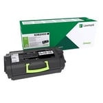Afbeelding van Lexmark 63B2000 toner cartridge zwart (origineel) | LEX63B2000