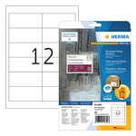 Afbeelding van Herma 4692 folie etiketten | weerbestendig | A4 | 97 x 42,3 mm | wit | 300 etiketten | HER4692
