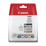 Afbeelding van Canon PGI-580 BK / CL-581 BK/C/M/Y serie (origineel) | CANB-PGBK580_CLI581