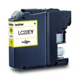 Afbeelding van Brother LC-22EY inktcartridge geel (origineel) | BROLC-22EY