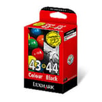 Afbeelding van Lexmark Multipack 43XL (colour) + 44XL (black) | LEXB43-44
