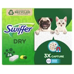 Afbeelding van Swiffer Sweeper Huisdier vloerdoekjes navulling | 24 stuks | SWISSW00587