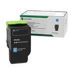 Afbeelding van Lexmark C2320C0 toner cartridge cyaan (origineel) | LEXC2320C0
