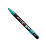 Afbeelding van POSCA PC-3M verfmarker | emeraldgroen | ronde punt | 0,9 - 1,3 mm | POSPC3MVEM