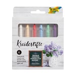 Afbeelding van Folia krijtpennen | assorti | rond | 6 stuks | FOL370609
