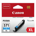 Afbeelding van Canon CLI-571C XL inktcartridge cyaan hoge capaciteit (origineel) | CANCLI-571CXL