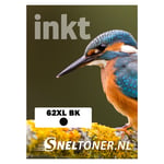 Afbeelding van Sneltoner huismerk vervangt HP C2P05AE nr. 62XL inktcartridge zwart hoge capaciteit | STC2P05AE
