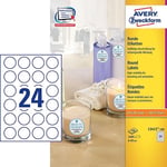 Afbeelding van Avery Zweckform L3415-100 promotie etiketten | rond | 40 mm | wit | 2400 etiketten | AVEL3415-100