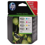 Afbeelding van HP C2P42AE nr. 932XL BK / 933XL C/M/Y serie (origineel) | HPB-932_933XL