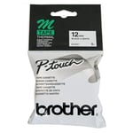 Afbeelding van Brother M-K231BZ tape zwart op wit 12mm x 8m (origineel) | BROMK-231
