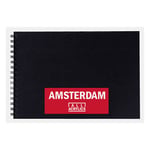 Afbeelding van Royal Talens 93023021 Amsterdam schetsblok | hardcover | A4 | zwart | spiraal | 30 vel | ROY93023021