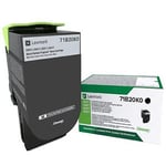 Afbeelding van Lexmark 71B20K0 toner cartridge zwart (origineel) | LEX71B20K0