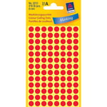 Afbeelding van Avery Zweckform 3010 markeringspunten | 8 mm | rood | 416 etiketten | AVE3010