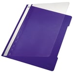 Afbeelding van Leitz 41910065 snelhechter | A4 | pvc | violet | 25 stuks | LEI41910065