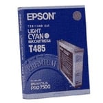 Afbeelding van Epson T485 inktcartridge licht cyaan (origineel) | EPST485