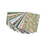 Afbeelding van Folia designerpapierblok vintage II | diverse kleuren | 20 vel | FOL48649