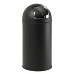 Afbeelding van EKO Push afvalbak | mat zwart | 40 liter | EK240NA2701