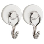 Afbeelding van Maul haakmagneten | Carrousel | wit | 2 stuks | MAUL6155702