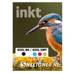 Afbeelding van Sneltoner huismerk vervangt HP 62XL BK / 62XL C serie | STB-62XL