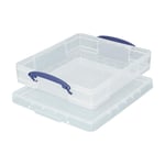Afbeelding van Really Useful Box opbergdoos | polypropyleen | transparant | 7 liter | UB7LC