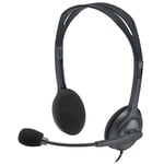 Afbeelding van Logitech H111 headset | bekabeld | USB | zwart | LOG981-000593