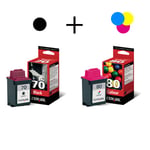 Afbeelding van Lexmark bundel 70(black) + 80(color) | LEXB-70-80