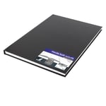 Afbeelding van Kangaro gebonden boek K-5520 | A4 | gelinieerd | zwart | 80 vel | KANK-5520
