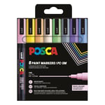 Afbeelding van Posca PC-3M verfmarkerset pastel | 1,5 mm | 8 stuks | POSPC3M8PN