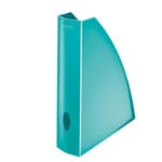 Afbeelding van Leitz 52771051 WOW tijdschriftencassette | polystyreen | metallic ijsblauw | 6 cm | LEI52771051