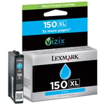 Afbeelding van Lexmark 14N1615E nr. 150XL inktcartridge cyaan hoge capaciteit (origineel) | LEX14N1615E