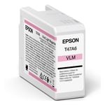 Afbeelding van Epson T47A6 inktcartridge licht magenta (origineel) | EPSC13T47A600