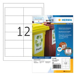 Afbeelding van Herma 4597 inkjet etiketten | weerbestendig | A4 | 97 x 42,3 mm | wit | 480 etiketten | HER4597