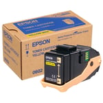 Afbeelding van Epson S050602 toner cartridge geel (origineel) | EPSS050602