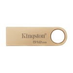 Afbeelding van Kingston DataTraveler SE9 G3 Metal USB 3.2-stick | 512GB | goud | KINDTSE9G3/512GB