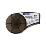 Afbeelding van Brady M21-500-7425 tape polypropyleen | zwart op wit | 12,7mm x 6,40m | BRAM21-500-7425