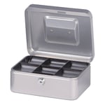 Afbeelding van Maul 5610295 stalen geldkist | metaal | zilver | met slot | MAU5610295