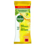 Afbeelding van Dettol Power & Fresh Reinigingsdoekjes | Citrus | 110 stuks | QC-DE-01067