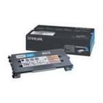 Afbeelding van Lexmark C500H2CG toner cartridge cyaan hoge capaciteit (origineel) | LEXC500H2CG