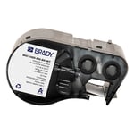 Afbeelding van Brady M4C-1000-595-BK-WT vinyl labels wit op zwart | 25,40 mm x 7,62 m (origineel) | BRAM4C-1000-595-BK-WT