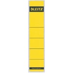 Afbeelding van Leitz 1643 rugetiketten | geel | zelfklevend | smal | 39 mm x 191 mm | 10 etiketten | LEI16430015