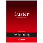 Afbeelding van Canon LU-101 luster fotopapier | glanzend | A3 | 260 gr. | 20 vel | CAN6211B007