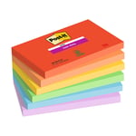 Afbeelding van 3M Post-It super sticky | 76 x 127 mm | Playful | 6 x 90 vel | 3M7100258796