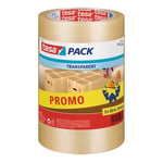 Afbeelding van Tesa Pack standaard verpakkingstape | transparant | 50mm x 66m | 3 rollen | TES57008-00000-01