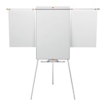 Afbeelding van Nobo Classic Nano clean flipover | gelakt staal | magnetisch | wit | NOB1901918