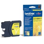 Afbeelding van Brother LC-1100Y XL inktcartridge geel hoge capaciteit (origineel) | BRLC1100HYY