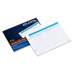 Afbeelding van Atlanta werkbriefje | dagelijks | A5 liggend | 50 vel | 2-gaats | ATL2542501400